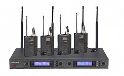Радиосистема 4 головных микрофона Opus UHF 8420HS