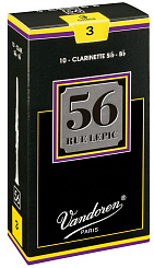 Vandoren CR5025  трости для кларнета Bb, "56 rue Lepic", №2.5, (упаковка 10 шт. )