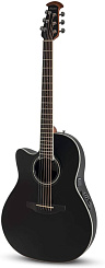 Леворукая электроакустическая гитара OVATION CS24L-5G Celebrity Standard Mid Cutaway Black