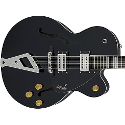 Gretsch G2420 Streamliner Hollow Body with Chromatic II Tailpiece, BroadTron, Black