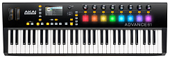 AKAI PRO ADVANCE 61 MIDI-клавиатура, 61 клавиша с послекасанием, встроенный 4,3-дюймовый цветной экран