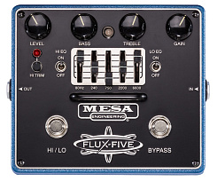 MESA BOOGIE FLUX-FIVE OVERDRIVE+ педаль эффектов, овердрайв + пятиполосный эквалайзер