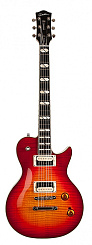 Godin 042609 Summit Classic Supreme LTD Cherry Burst Flame