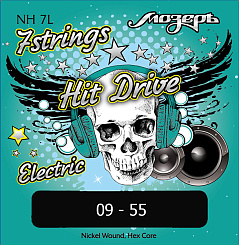 Комплект струн для электрогитары Мозеръ NH-7L Hit Drive