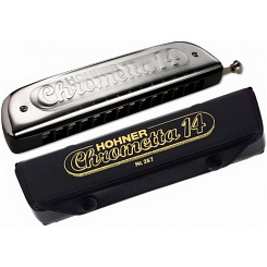 HOHNER Chrometta 14 - Губная гармоника хроматическая Хонер