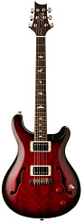 PRS SE HOLLOWBODY STD FIRE RED, с кейсом