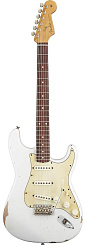 Электрогитара FENDER ROAD WORN `60 STRAT RELIC RW OLYMPIC WHITE