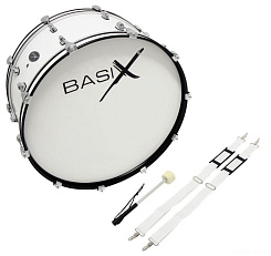 Бас-барабан маршевый BASIX Marching Bass Drum 26x10