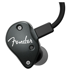 FENDER FXA2 Pro In-Ear Monitors, Metallic Black