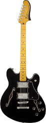 Электрогитара FENDER MODERN PLAYER STARCASTER MN BLK