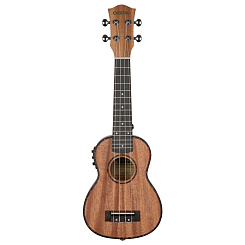 Укулеле сопрано со звукоснимателем Cascha HH-2026E Mahogany Series