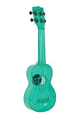 WATERMAN by KALA KA-SWF-BL Waterman Fluorescent Blue, Soprano Ukulele