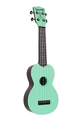 WATERMAN by KALA KA-SWB-GN Seafoam Green, Matte, Soprano Ukulele