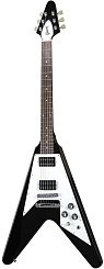 Электрогитара GIBSON FLYING V 1968 2008 MODEL EBONY CH HDWE