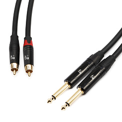 Кабель межблочный 2Jack-2RCA Radiotehnika Volna M02 1 m